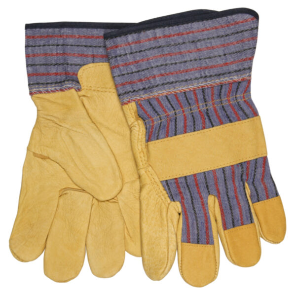 Grain Pigskin Leather Palm Safety Gloves