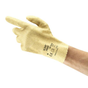 Vinyl dipped coating on an interlock knit liner