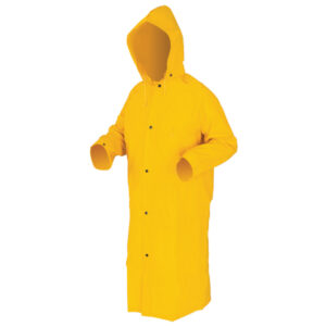 Yellow Waterproof PVC Rain Coat