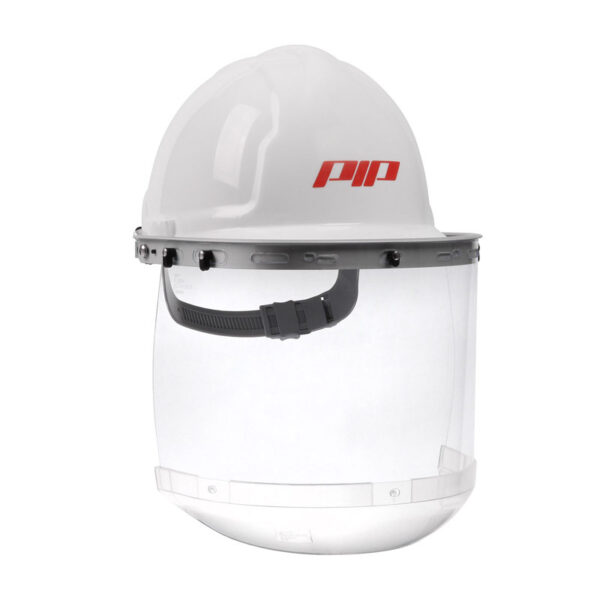 Universal Fit Polycarbonate Safety Visor with Chin Cup - .040" Thickness