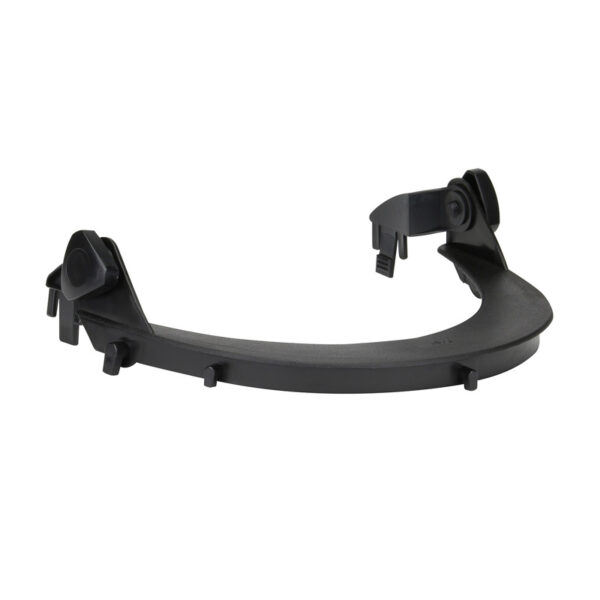 Plastic Face Shield Bracket for Cap Style Hard Hats with Universal Slots