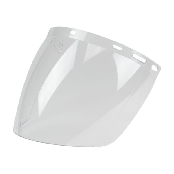 Uncoated Aspherical Polycarbonate Safety Visor - Clear