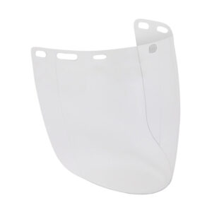 Uncoated Aspherical Polycarbonate Safety Visor - Clear