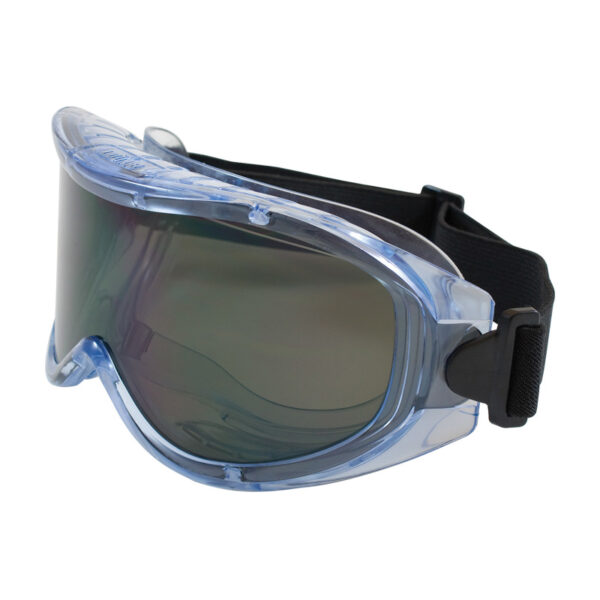 Indirect Vent Goggle with Light Blue Body, Grey Lens and Anti-Scratch / Anti-Fog Coating