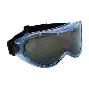 Indirect Vent Goggle with Light Blue Body, Grey Lens and Anti-Scratch / Anti-Fog Coating