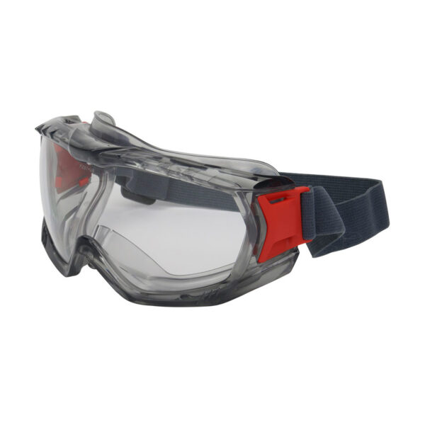 Indirect Vent Goggle with Gray Body, Clear Lens and Anti-Scratch / FogLess® 3Sixty™ Coating