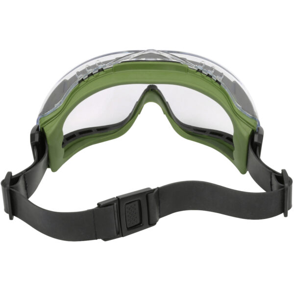 Indirect Vent Goggle with Green Body, Clear Lens and FogLess® 3Sixty™ Coating - Neoprene Strap