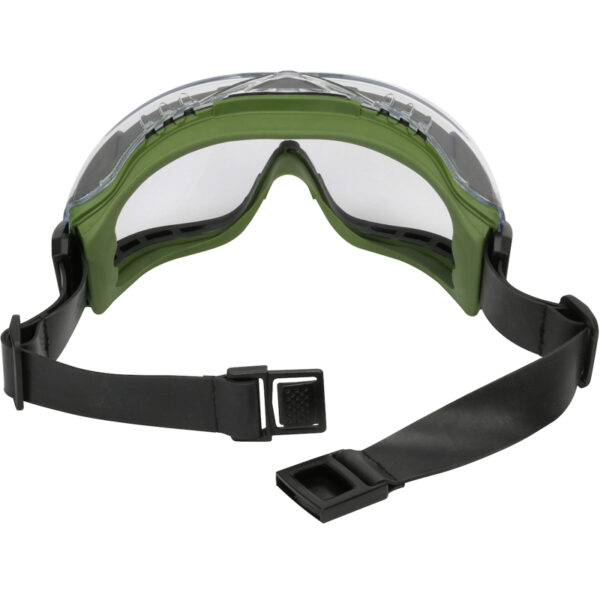 Indirect Vent Goggle with Green Body, Clear Lens and FogLess® 3Sixty™ Coating - Neoprene Strap