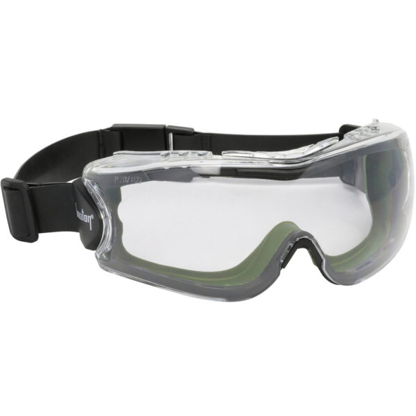 Indirect Vent Goggle with Green Body, Clear Lens and FogLess® 3Sixty™ Coating - Neoprene Strap