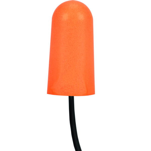 Disposable Soft Polyurethane Foam Corded Ear Plugs - NRR 33