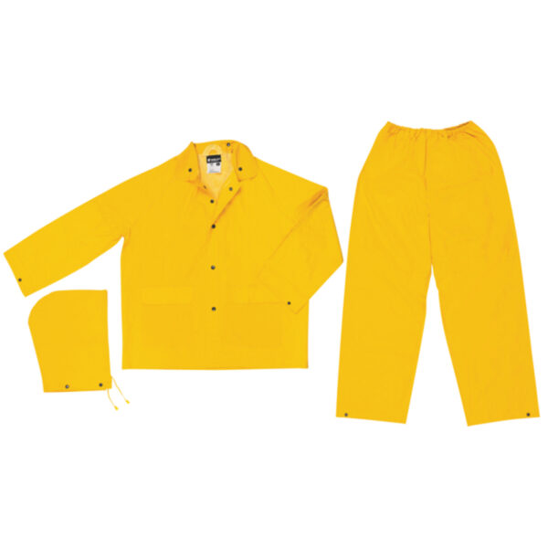3 Piece Yellow Waterproof rainsuit