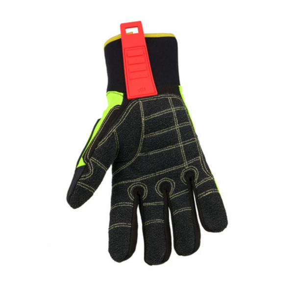 Heavy-duty impact protection gloves, ensuring hand safety with added cut resistance