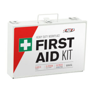 ANSI Class A Metal First Aid Kit - 25 Person