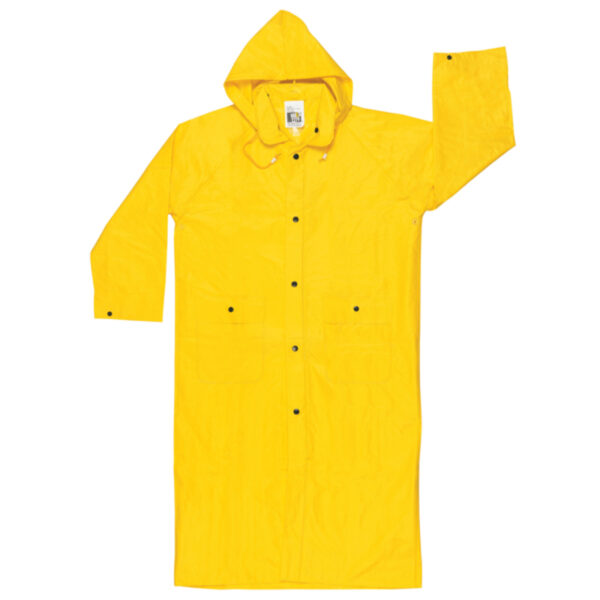 Yellow Waterproof PVC Rain Coat