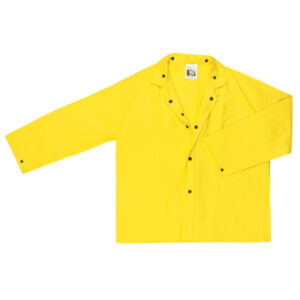 Yellow Waterproof PVC Rain Jacket