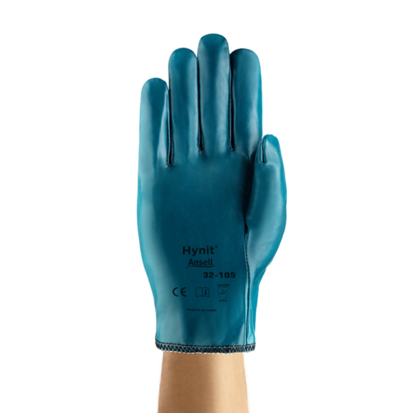 Oil-repellent glove protecting from oil, grease and dirt