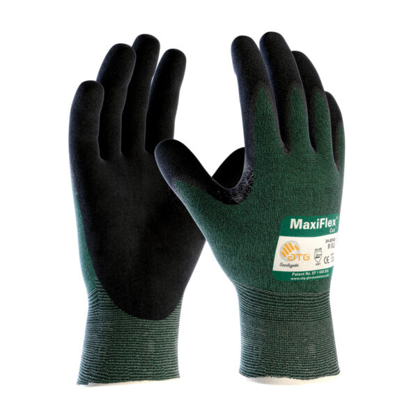 Seamless Knit Engineered Yarn Glove with Premium Nitrile Coated MicroFoam Grip on Palm & Fingers - Touchscreen Compatible