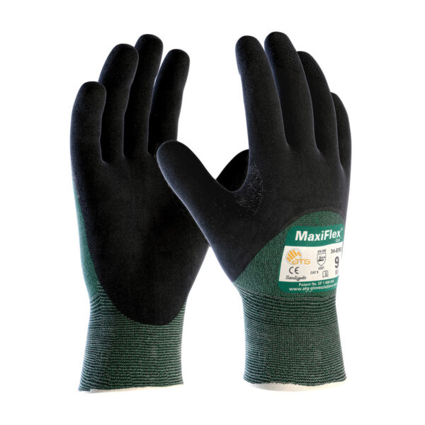 Seamless Knit Engineered Yarn Glove with Premium Nitrile Coated MicroFoam Grip on Palm, Fingers & Knuckles