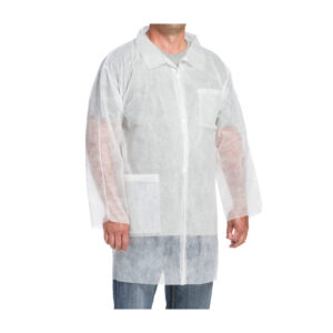 Standard Weight 20GSM SBP Lab Coat - 2 pockets