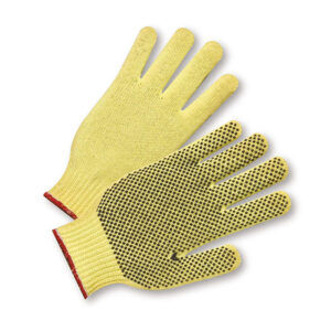 Seamless Knit Kevlar® Glove with PVC Dot Grip - Light Weight