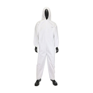PosiWear BA Coverall with Hood, Elastic Wrist & Ankle, 58 gsm