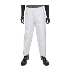 PosiWear BA Microporous White Pant, 58 gsm