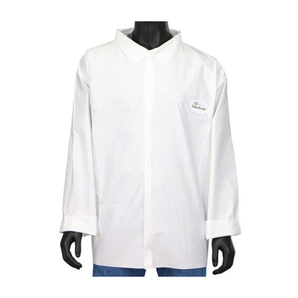 PosiWear BA Microporous White Shirt 58 gsm