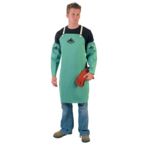 Green Sateen Cotton Welding Apron