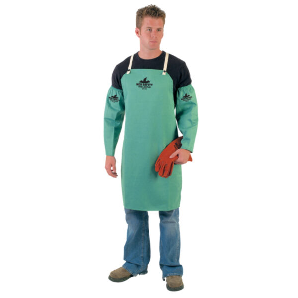 Green Sateen Cotton Welding Apron