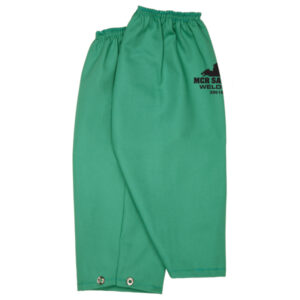 Green Sateen Cotton Welding Sleeves