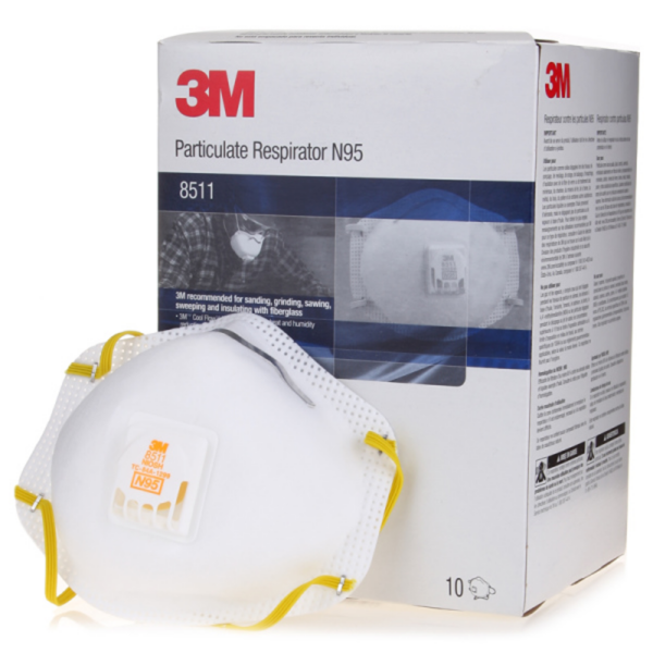 PARTICULATE RESPIRATOR 8511 N95 10/BX