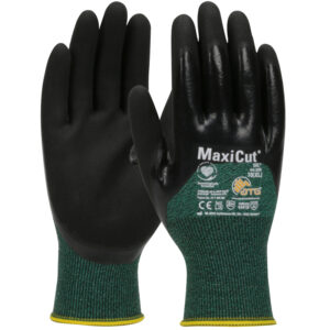 Seamless Knit Engineered Yarn Glove with Nitrile Coated MicroFoam Grip on Palm, Fingers & Knuckles