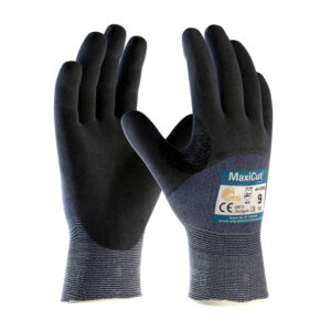 Seamless Knit Engineered Yarn Glove with Premium Nitrile Coated MicroFoam Grip on Palm, Fingers & Knuckles