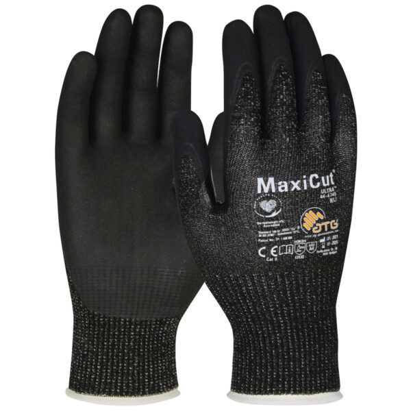 Seamless Knit Engineered Yarn Glove with Nitrile Coated MicroFoam Grip on Palm & Fingers