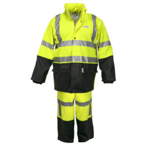 ANSI 107 Class 3 Hi-Vis Waterproof Rain Suit