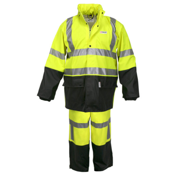 ANSI 107 Class 3 Hi-Vis Waterproof Rain Suit