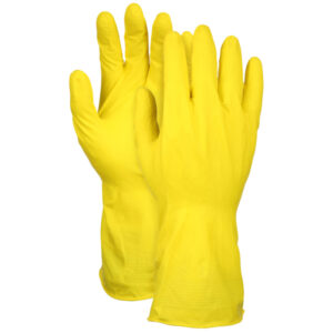 Flock Lined Latex Rubber Gloves