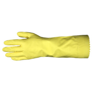 Extra Long Flock Lined Latex Gloves