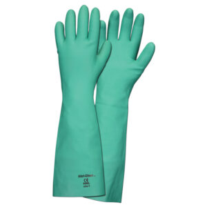 Unlined Green Nitrile Gloves
