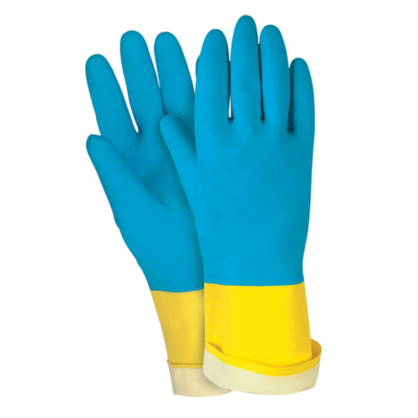 Flock Lined Neoprene Latex Gloves
