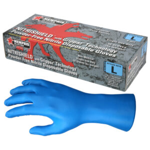 Powder Free Blue Nitrile Disposable Gloves