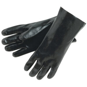 Black PVC Coated Work Gloves