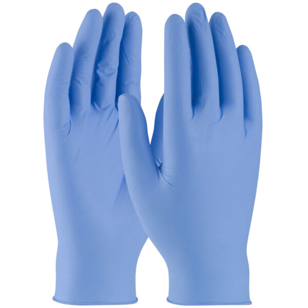 Disposable Nitrile Glove, Powder Free with Textured Grip - 3 mil