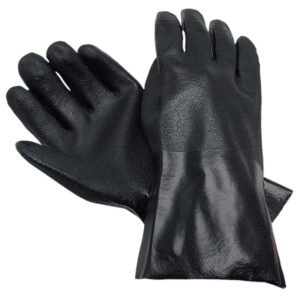 Black PVC Coated Work Gloves