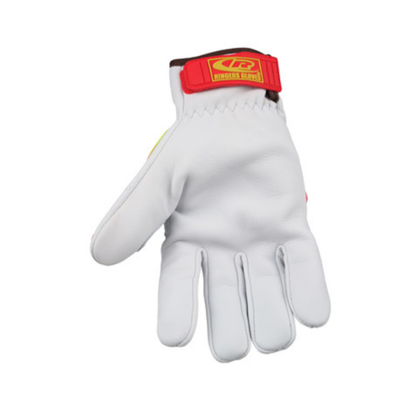 Premium leather work gloves with TPR impact protection, delivering advanced hand safety