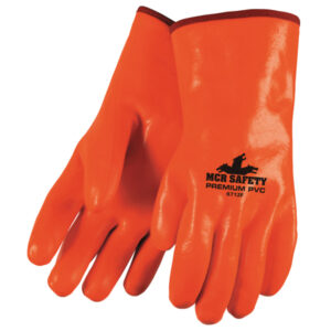 Orange PVC Coated Work Gloves