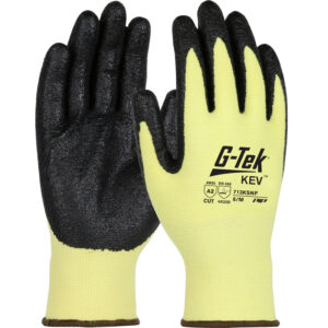 Seamless Knit Kevlar® Blended Glove with Nitrile Coated Smooth Grip on Palm & Fingers