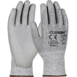 Lightweight, Polykor Blend with Polyurethane palm and finger flat grip coating - Vend-Ready