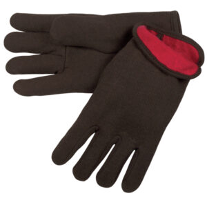 Brown Jersey Work Gloves