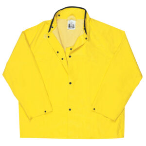 Yellow Waterproof Neoprene Rain Jacket